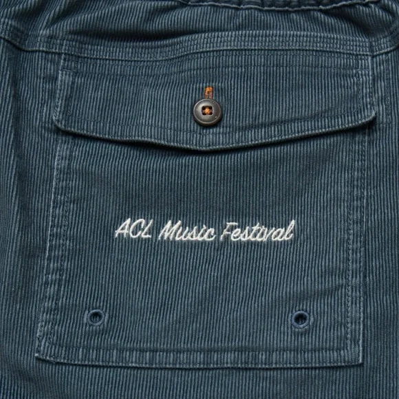 Howler Brothers Dark Gray Shorts with Orange Detail - Picture 4 of 8